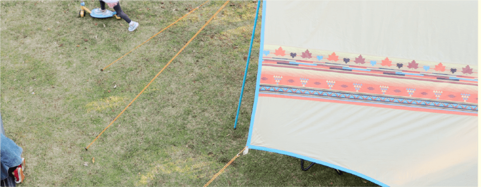 広々とした芝生